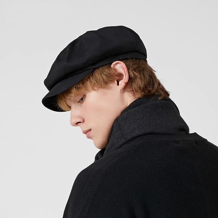 Fashion Solid Color Twilled Beret Hat - image 1