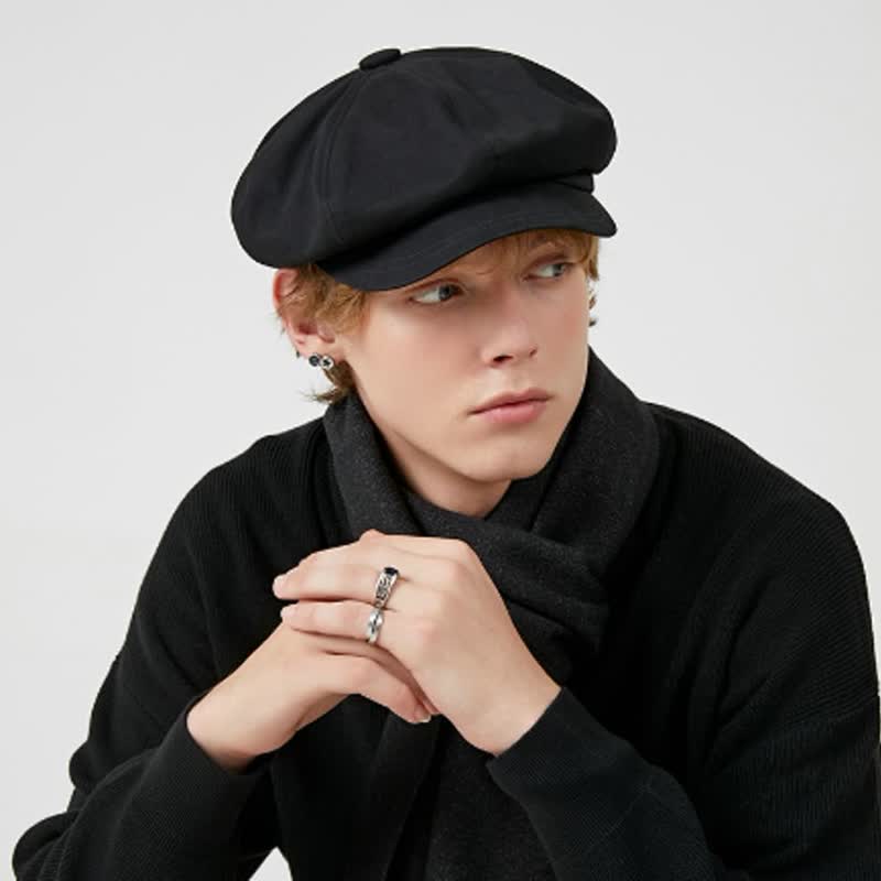 Fashion Solid Color Twilled Beret Hat - image 7