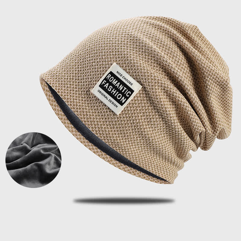 Casual Brimless Stretchable Beanie Knitted Hat - Thicken - Dark Khaki - Adjustable (21 1/4" - 23 5/8") - image 16