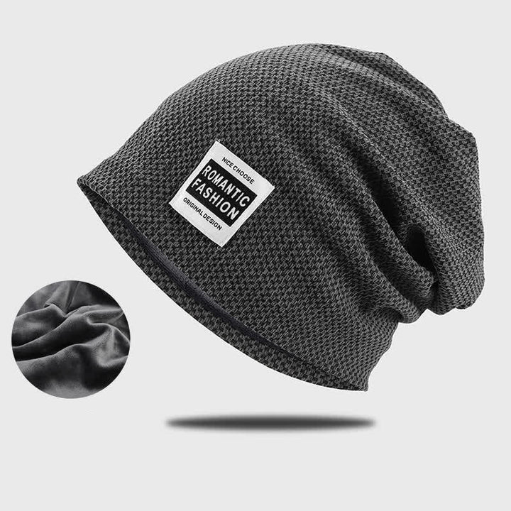 Casual Brimless Stretchable Beanie Knitted Hat - Thicken - Dark Gray - Adjustable (21 1/4" - 23 5/8") - image 10