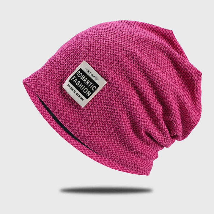 Casual Brimless Stretchable Beanie Knitted Hat - Thin - Hot Pink - Adjustable (21 1/4" - 23 5/8") - image 17