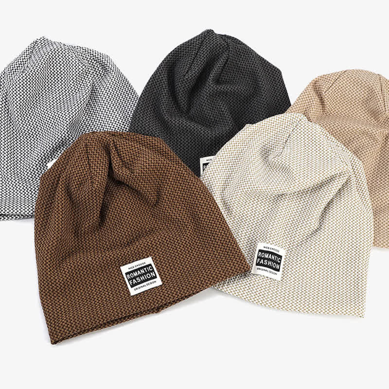 Casual Brimless Stretchable Beanie Knitted Hat - image 1