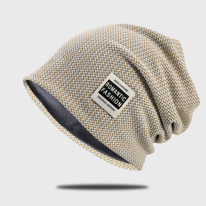 Casual Brimless Stretchable Beanie Knitted Hat - Thin - Khaki - Adjustable (21 1/4" - 23 5/8") - image 13