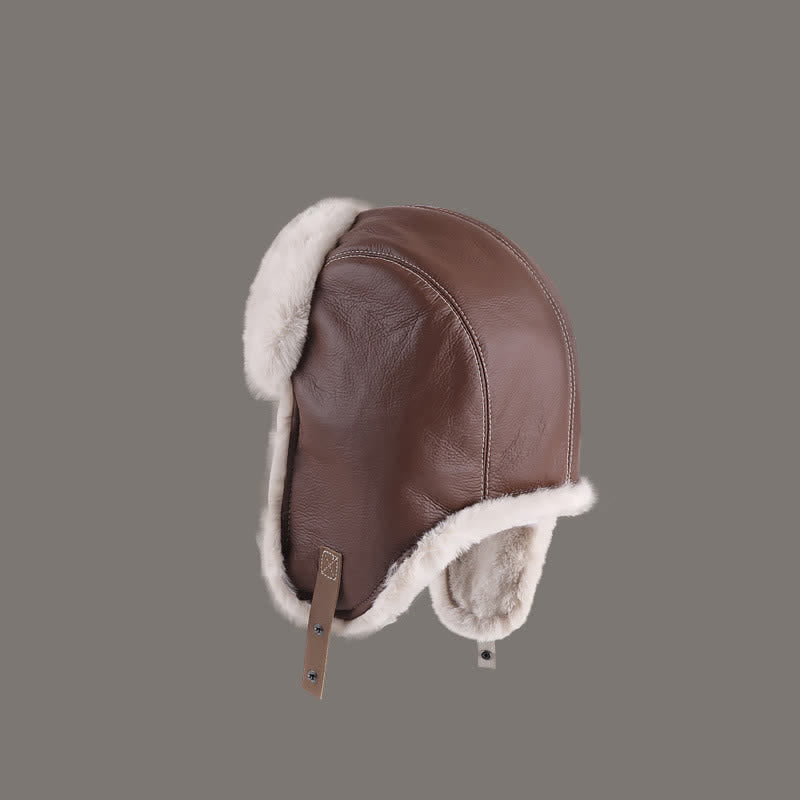 Vintage Winter Trooper Ear Flaps Pilot Hat - image 1
