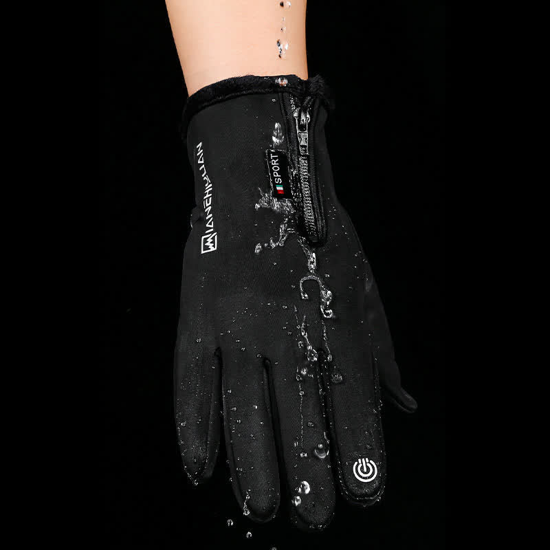Openable Fingers Flap Zippered Anti-Slip Workout Gloves - image 3