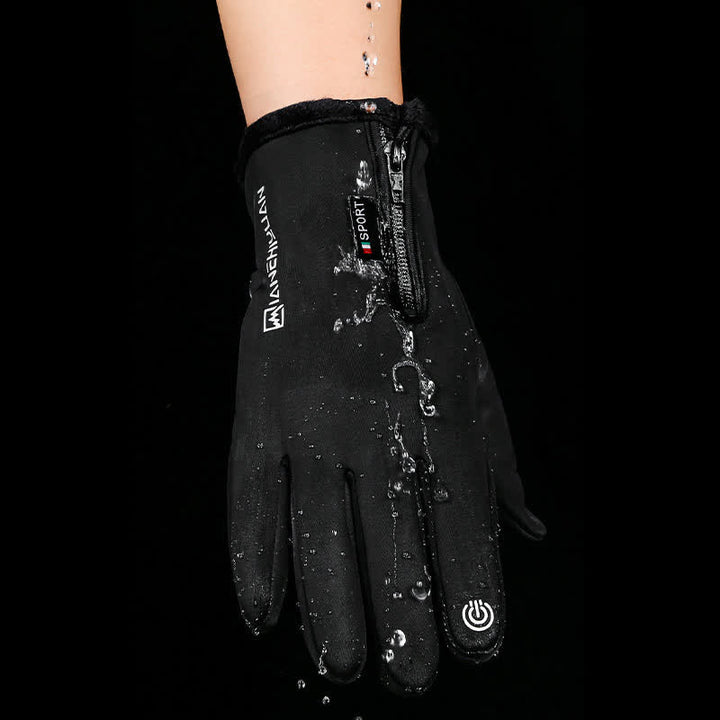 Openable Fingers Flap Zippered Anti-Slip Workout Gloves - image 3