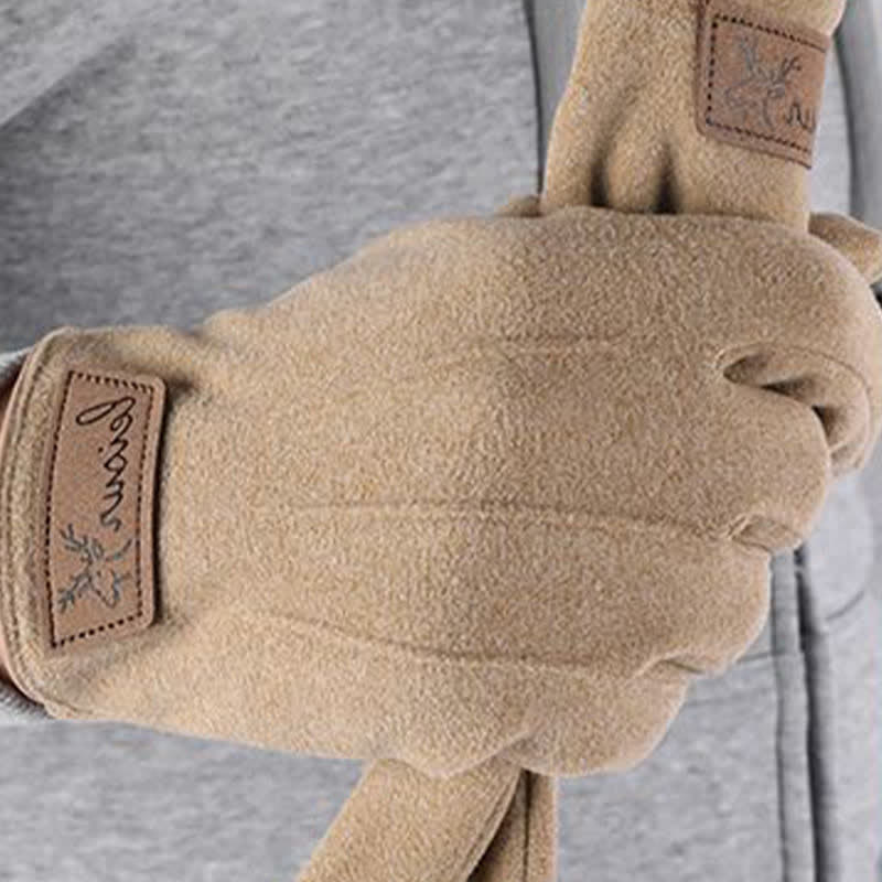 Anti-slip Touch Screen Winter Full Finger Gloves - image 3