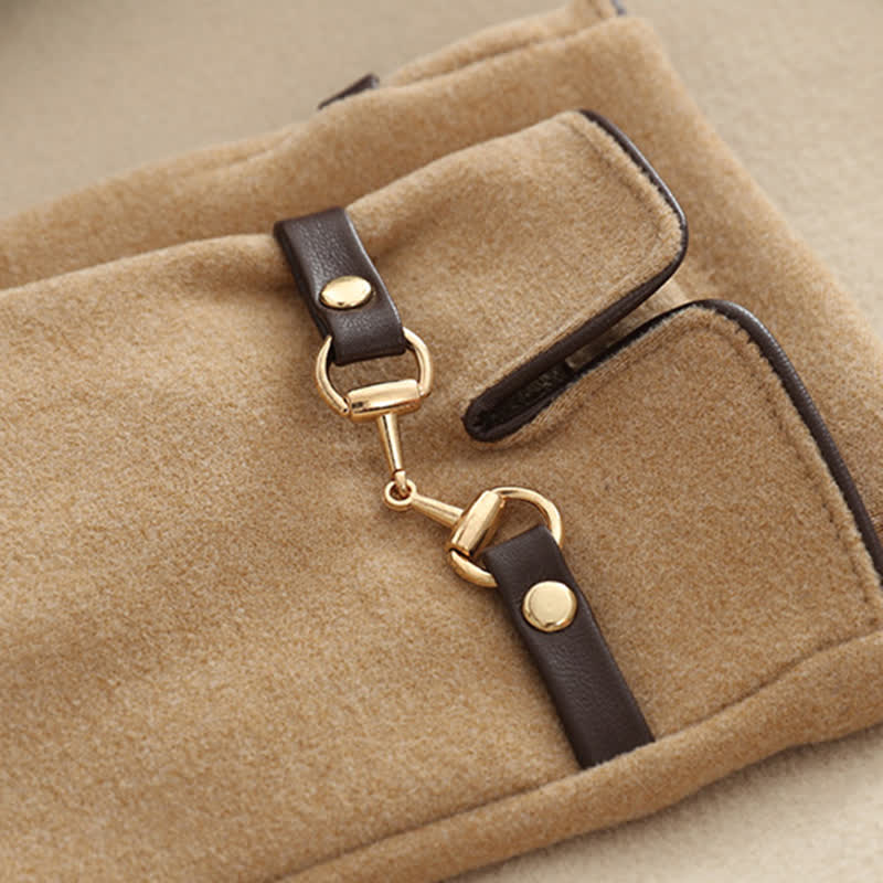 Women's Chain Plus Plush Velvet Thick Gloves - image 7
