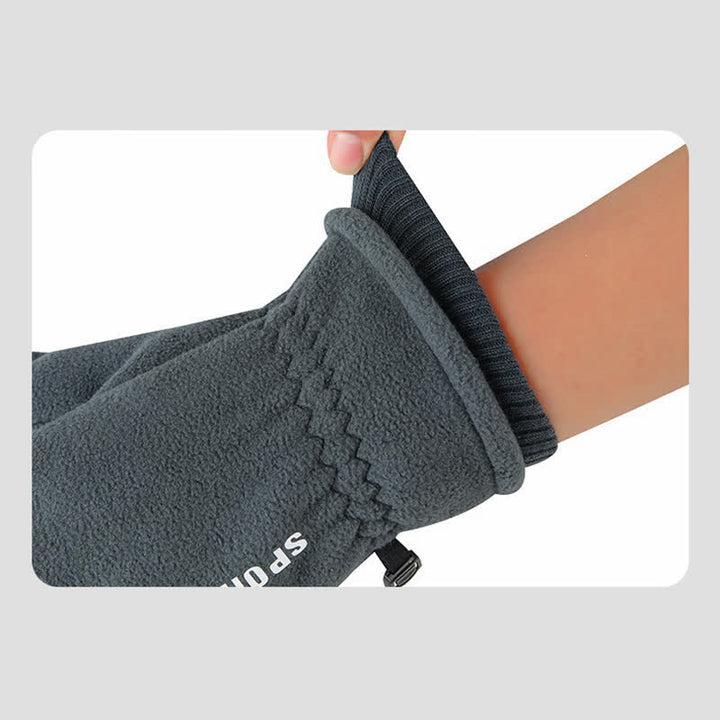 Cold Weather Thickened Fuzzy Elastic Cuff Gloves - image 4