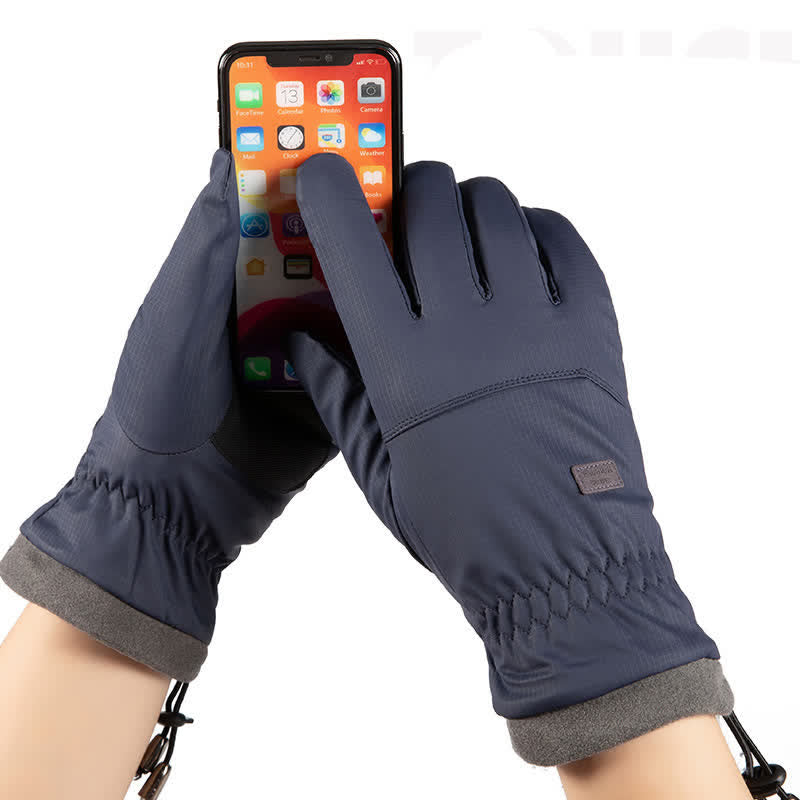 Winter Outdoor Touchscreen Elastic Cuff Riding Gloves - image 2