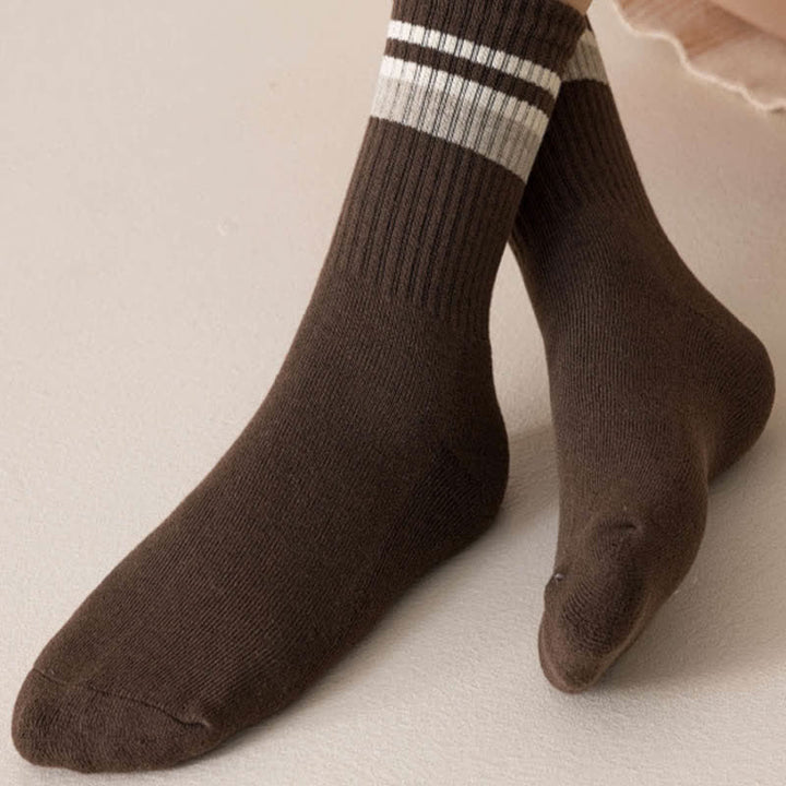 Classic Stripe Thicken Crew Socks - image 6