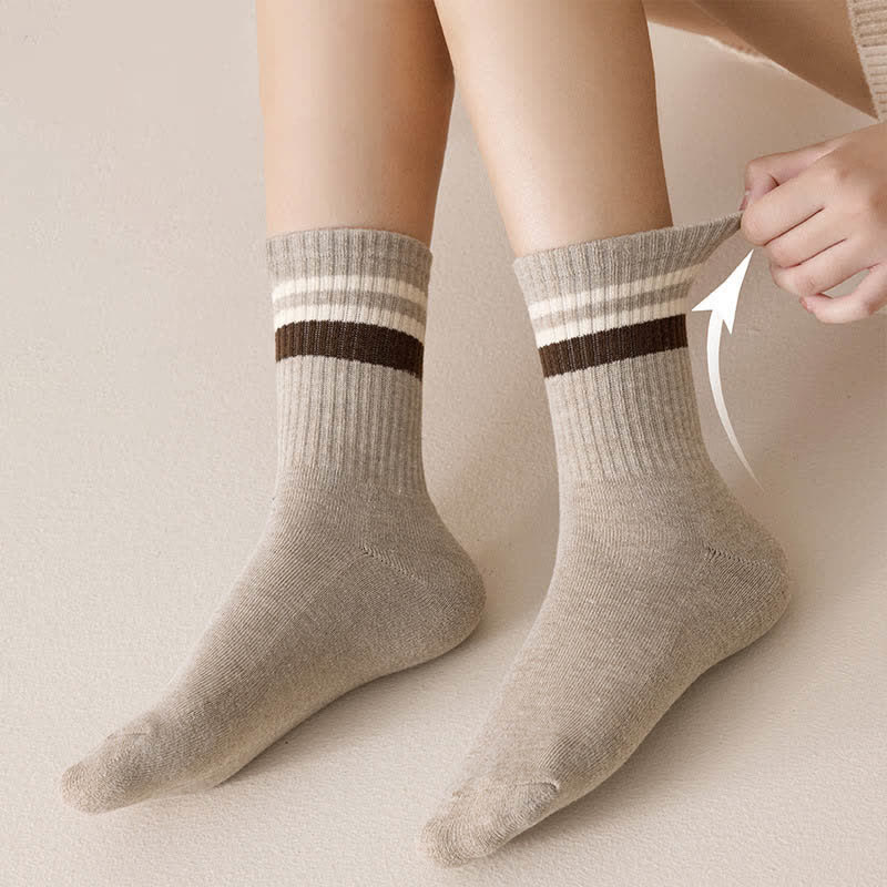 Classic Stripe Thicken Crew Socks - image 4