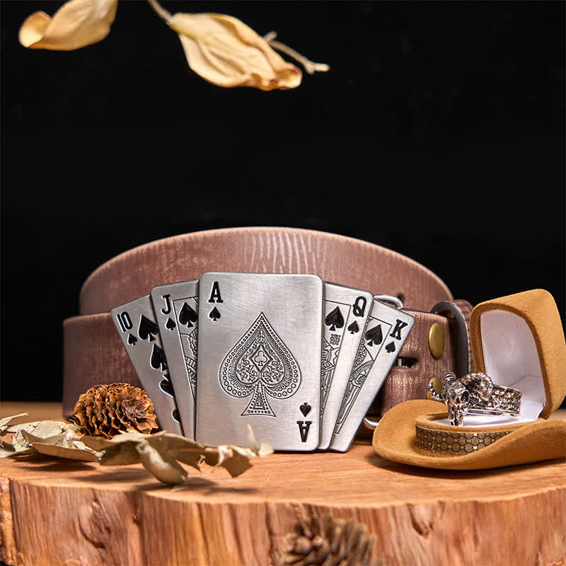 Ace Poker DIY Lighter Buckle Ghost Goat Ring Bundle Set  - Bundle Set - Without Belt - Not Included Belt - image 0