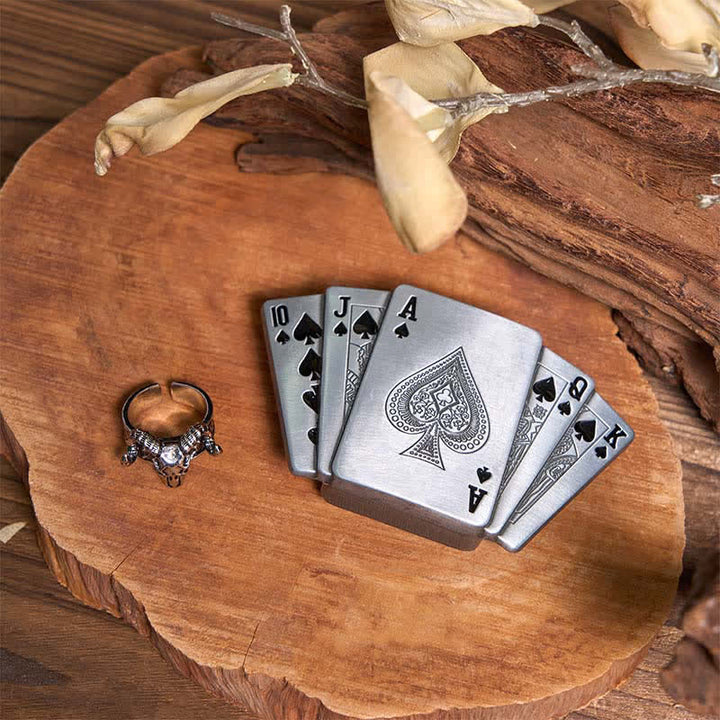 Ace Poker DIY Lighter Buckle Ghost Goat Ring Bundle Set  - image 1