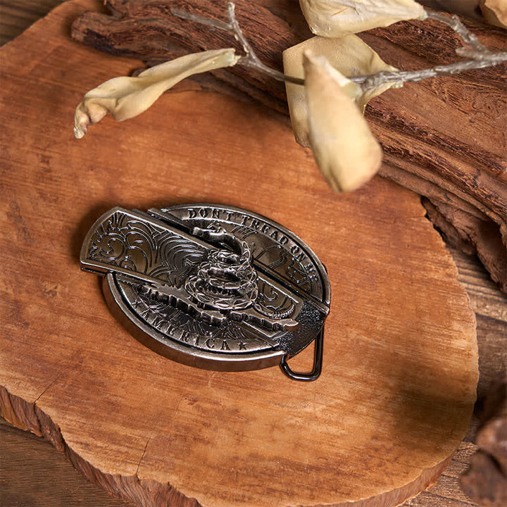 DIY Hidden Knife Snake Buckle Longhorn Bull Pendant Needle Necklace Bundle Set  - image 2
