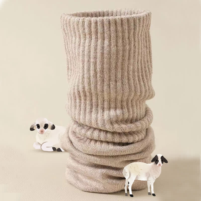 Men's Leisure Split-Toe Wool Blend Athletic Crew Socks - image 12