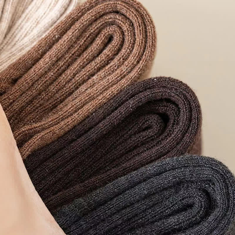 Men's Leisure Split-Toe Wool Blend Athletic Crew Socks