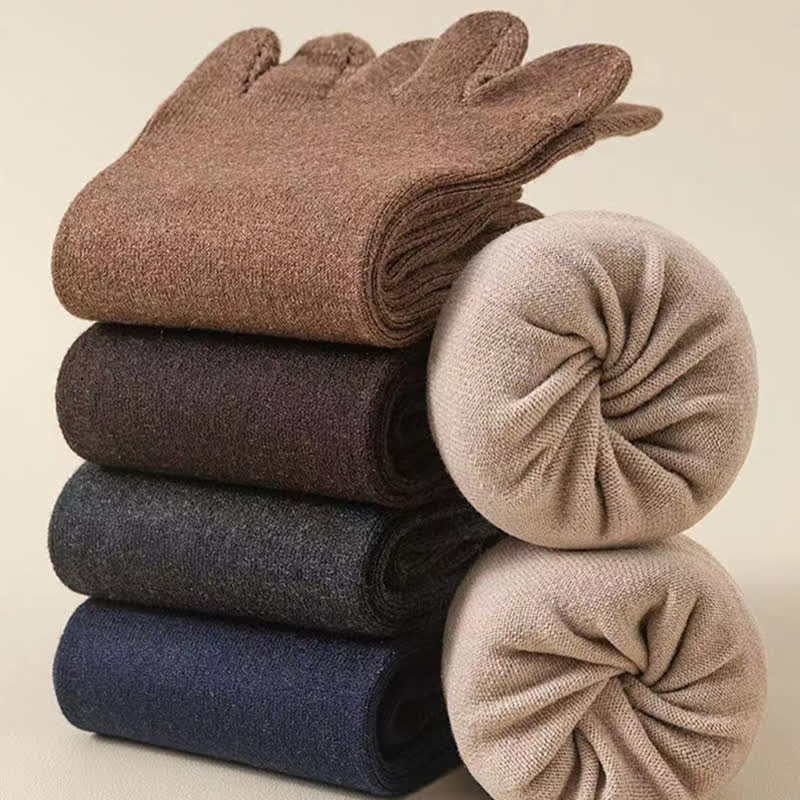 Men's Leisure Split-Toe Wool Blend Athletic Crew Socks