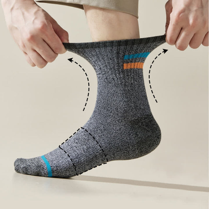 Men's Trendy Striped Pattern Crew Socks - image 7