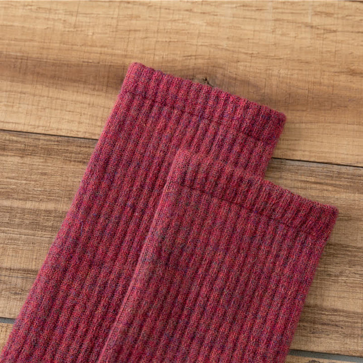 Men's Fancy Abstract Pattern Warm Crew Socks - image 10