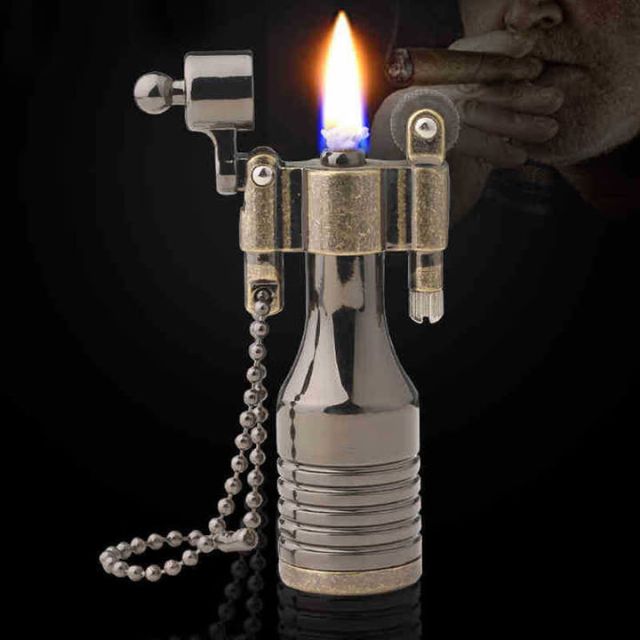 Old-Fashioned Steampunk Refillable Kerosene Lighter - Bronze - image 0