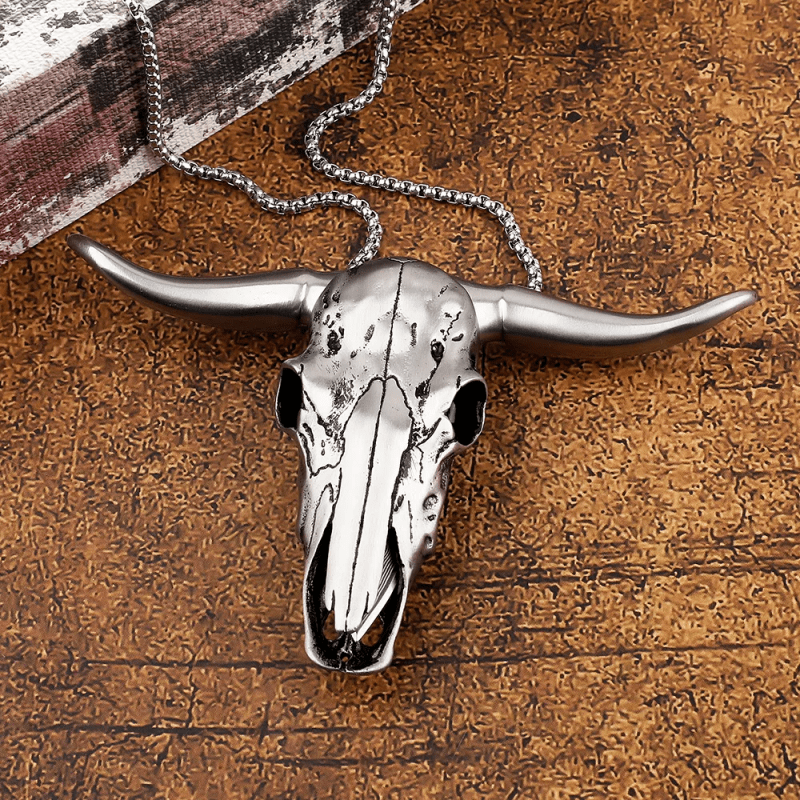 Longhorn Bull Head Multi-function EDC Tool Pendant Belt Buckle - image 8