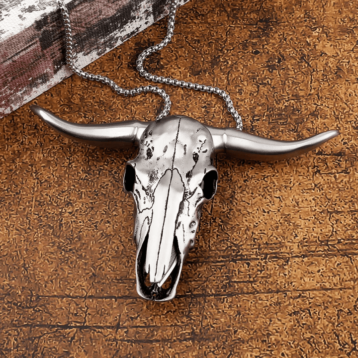 Longhorn Bull Head Multi-function EDC Tool Pendant Belt Buckle - image 8