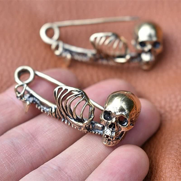 Dark Elegance Mystic Skull Brooch - image 0