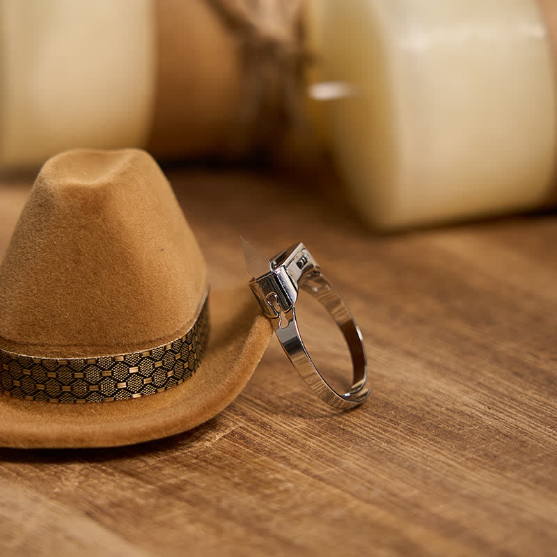 Longhorn Bull Pendant Hidden Blade Ring Bundle Set  - image 2