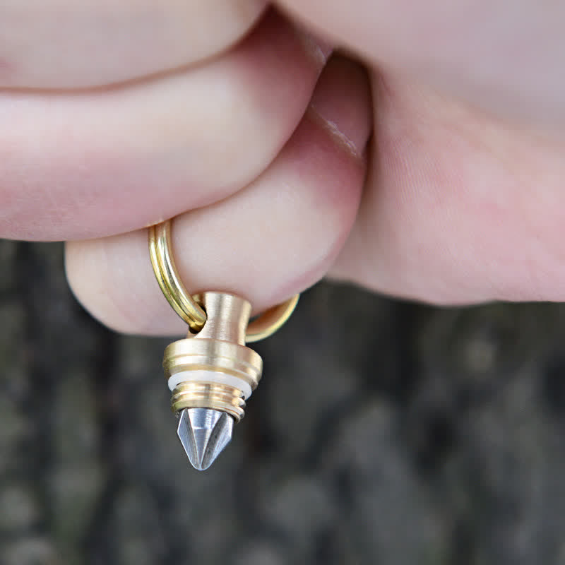 Multifunctional Bottle Opener Hidden Knife Detachable Bullet Keychain - image 4