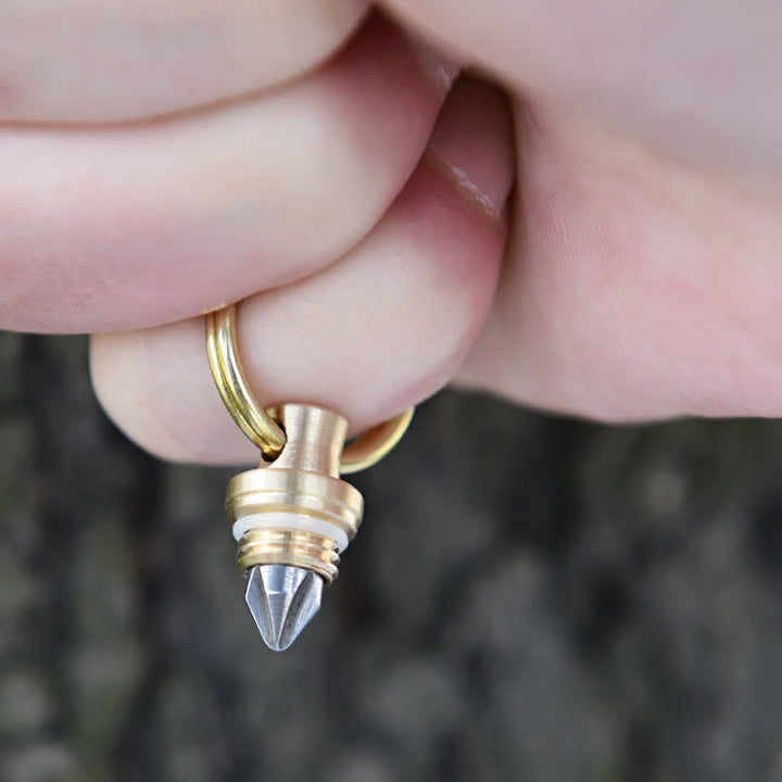 Multifunctional Bottle Opener Hidden Knife Detachable Bullet Keychain - image 4