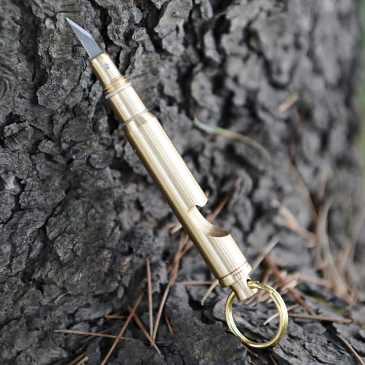 Multifunctional Bottle Opener Hidden Knife Detachable Bullet Keychain - image 10
