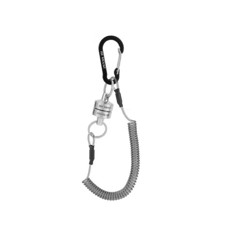 Magnetic Buckle Spring Rope Net Release Holder Keychain - With Rope - image 2