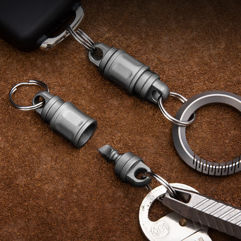 Titanium Alloy Quick Release Connect Cutter Keychain - image 1