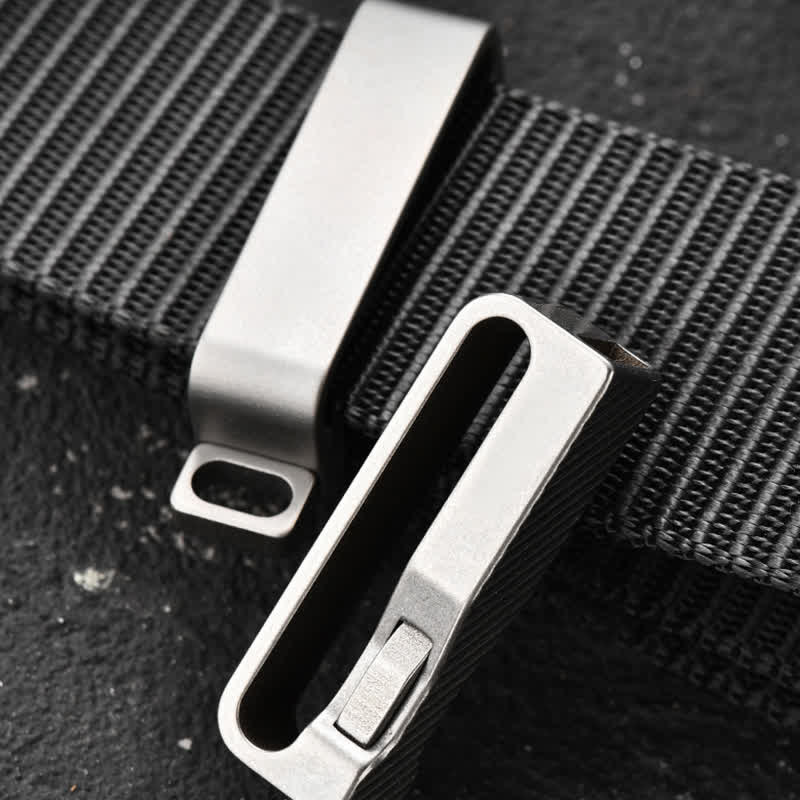 Titanium Quick Release Belt Clip Detachable Keychain - image 5