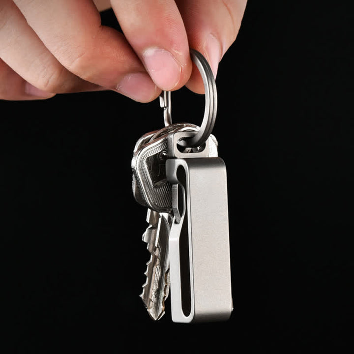 Titanium Quick Release Belt Clip Detachable Keychain - image 6