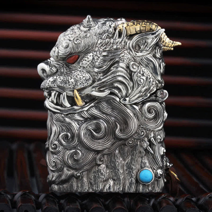 Mythical Dragon Beast Refillable Kerosene Lighter - image 4