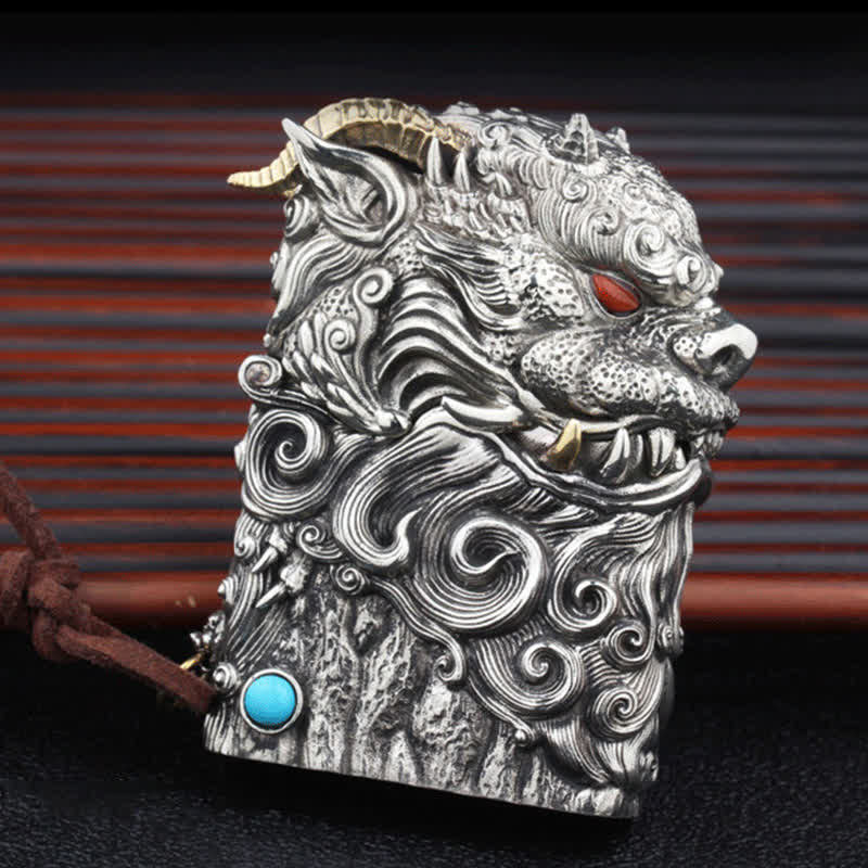 Mythical Dragon Beast Refillable Kerosene Lighter - image 1