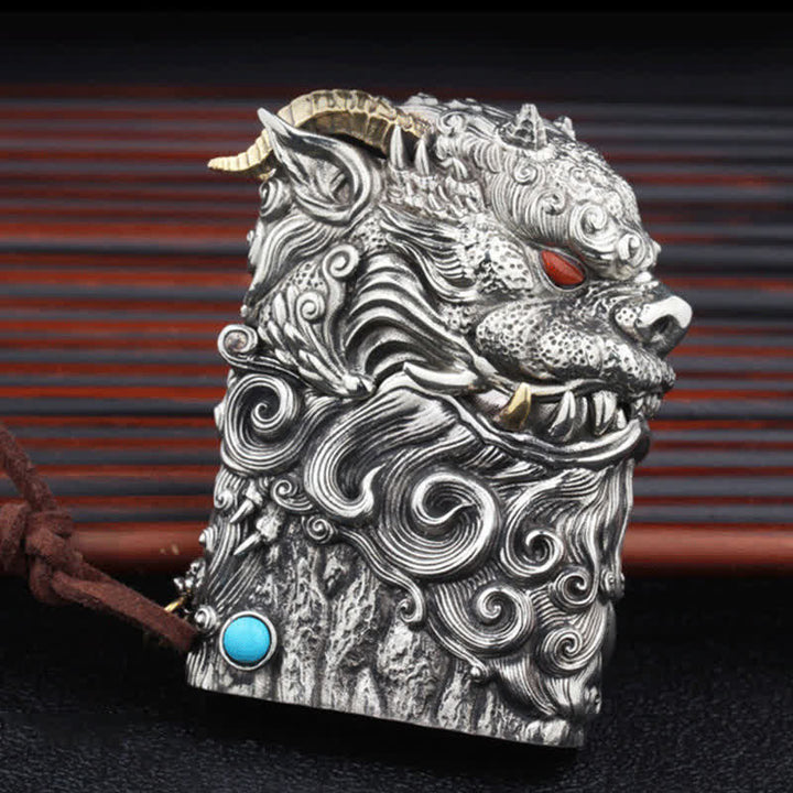 Mythical Dragon Beast Refillable Kerosene Lighter - image 1