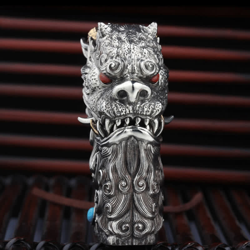 Mythical Dragon Beast Refillable Kerosene Lighter - image 2