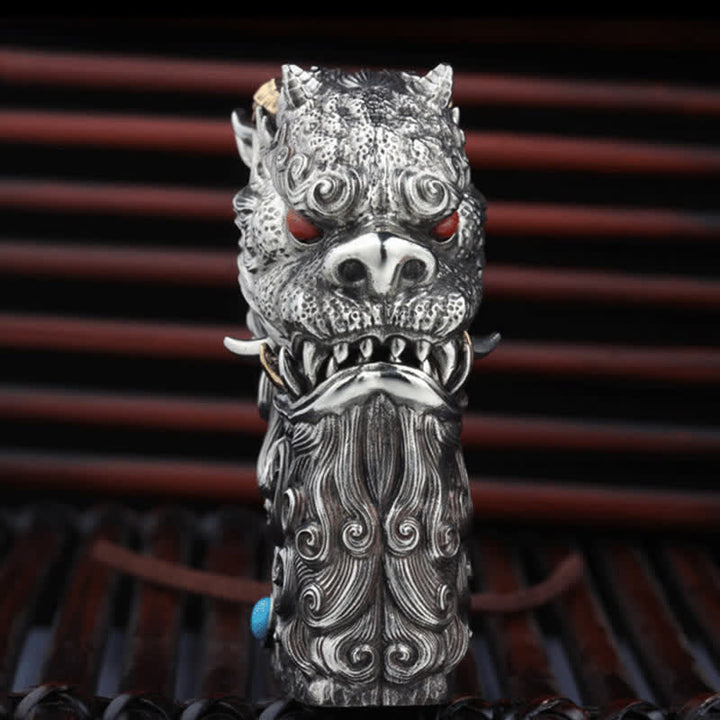 Mythical Dragon Beast Refillable Kerosene Lighter - image 2