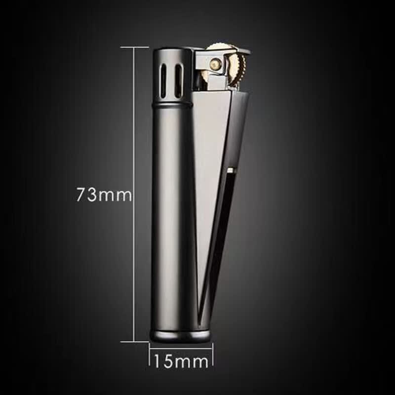 Chic Simple Cylindrical Refillable Kerosene Lighter - image 4
