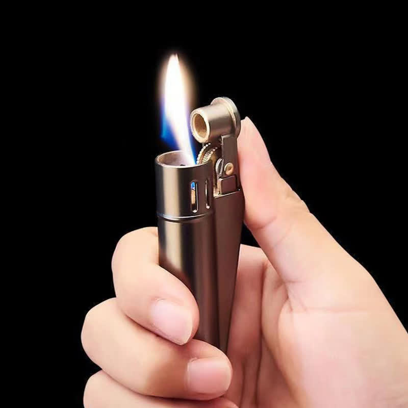 Chic Simple Cylindrical Refillable Kerosene Lighter - image 1