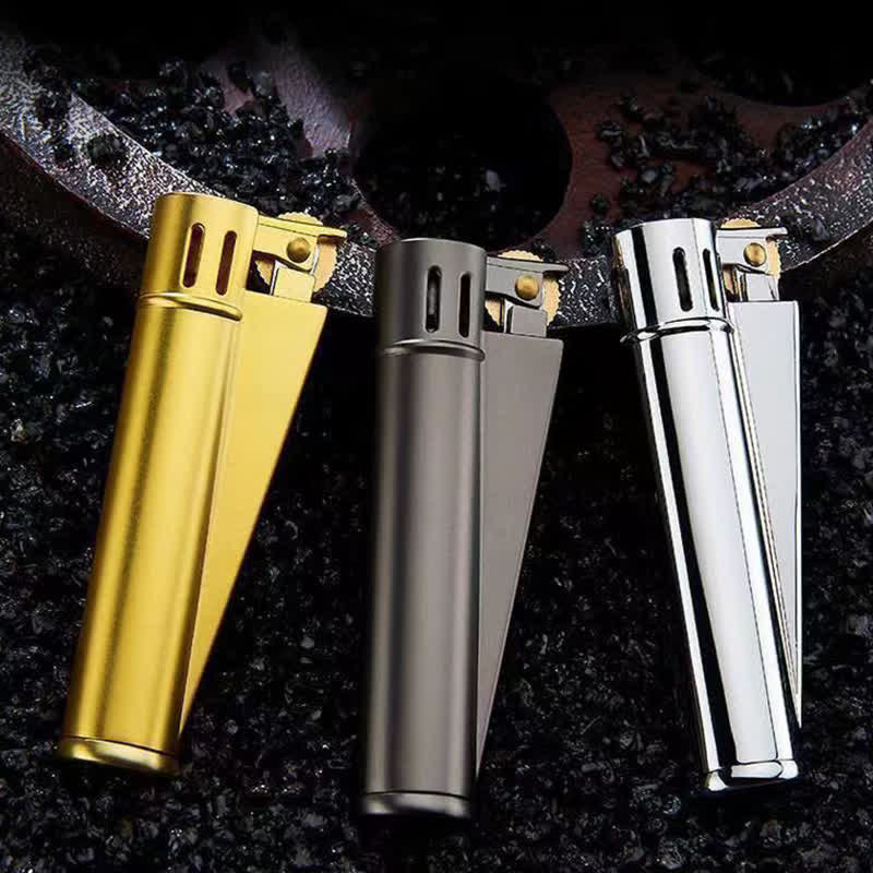 Chic Simple Cylindrical Refillable Kerosene Lighter - image 9