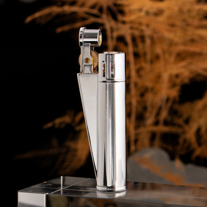 Chic Simple Cylindrical Refillable Kerosene Lighter - image 3