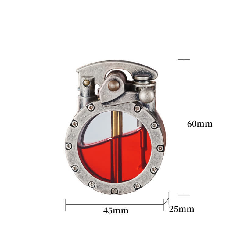Cool Transparent Bottle Cigar Refillable Kerosene Lighter - image 7