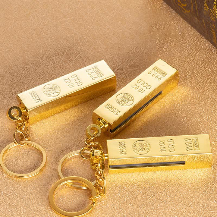Gold Bar Dollar Matchstick Refillable Oil Lighter - image 4