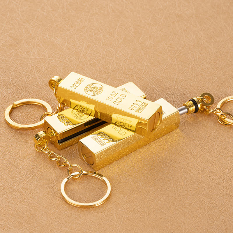Gold Bar Dollar Matchstick Refillable Oil Lighter - image 5