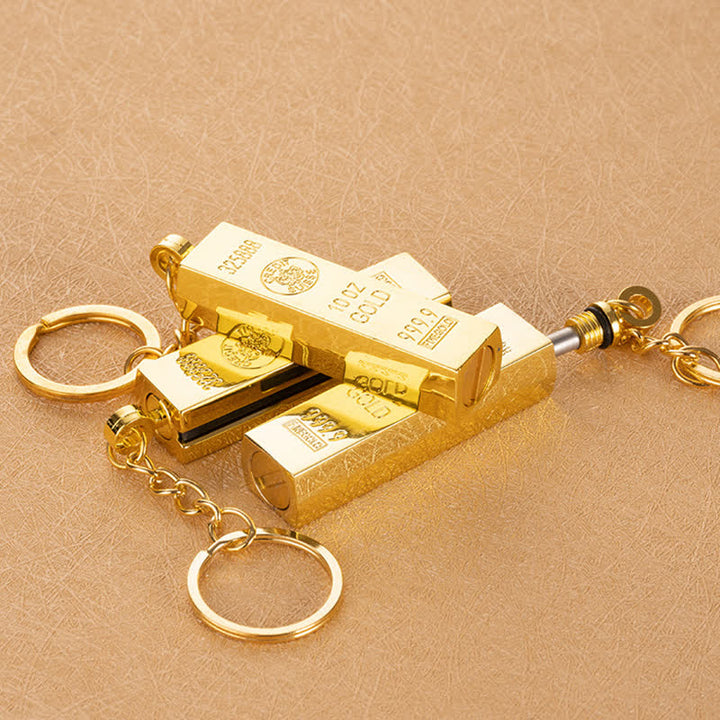 Gold Bar Dollar Matchstick Refillable Oil Lighter - image 5