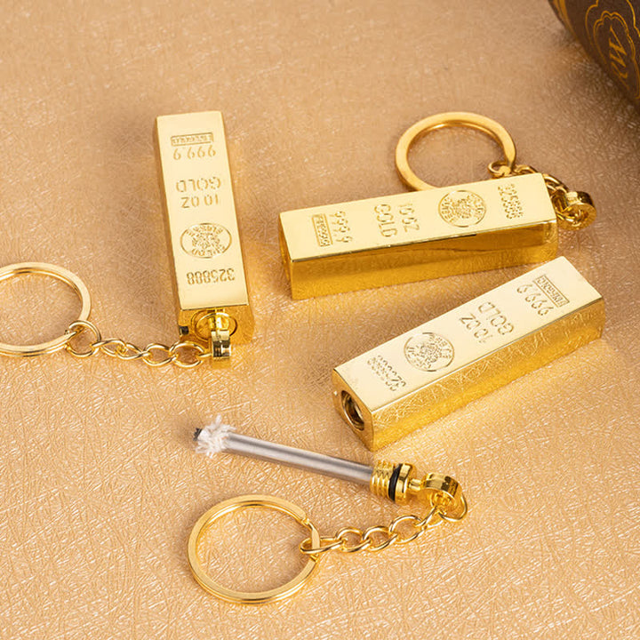 Gold Bar Dollar Matchstick Refillable Oil Lighter - image 7